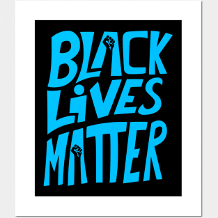 BLM (Light Blue) Posters and Art